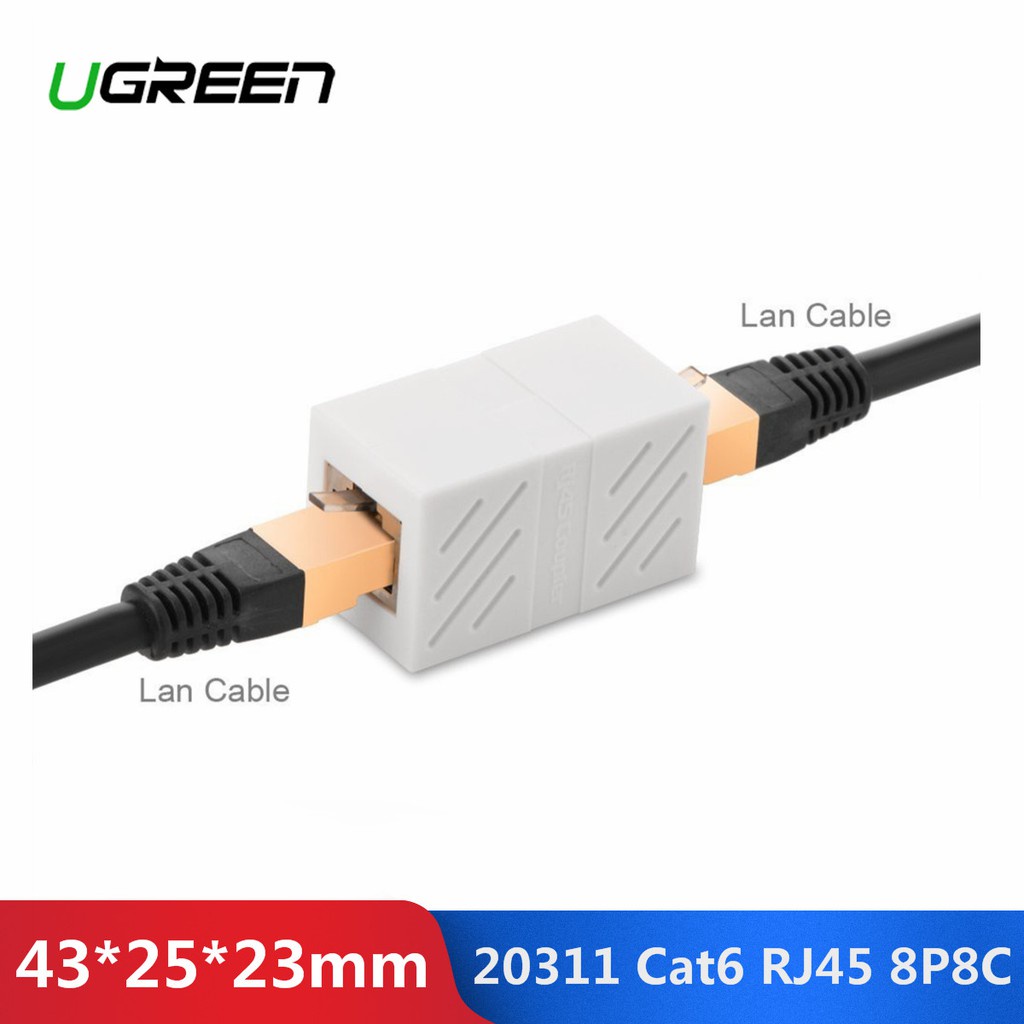 Đầu Nối Dây Mạng Cat6 Ugreen 20311 Chính Hãng (10Gbps 8 chân đủ) Cao Cấp