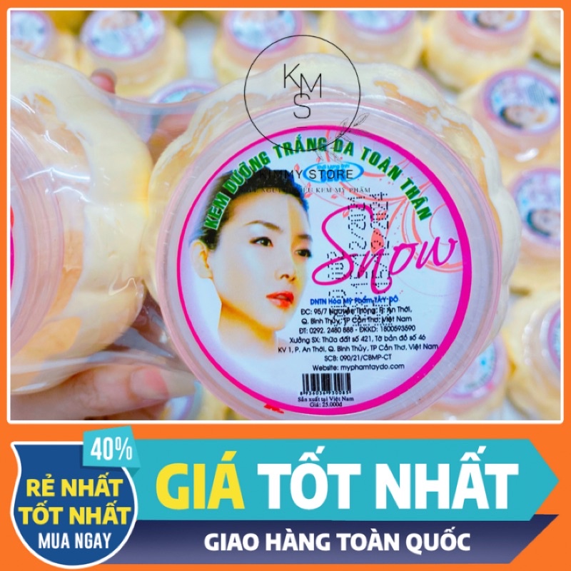 kem tẩy bí Tân đô snow lẻ hộp 300g