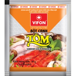 Bột canh Tôm Vifon 1 dây (10 gói × 10g) date:03/2022