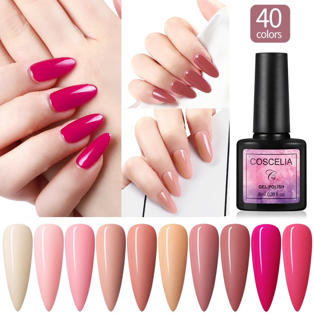 [Hàng mới về] Gel sơn móng tay Coscelia 8ml màu số 21-40 cao cấp