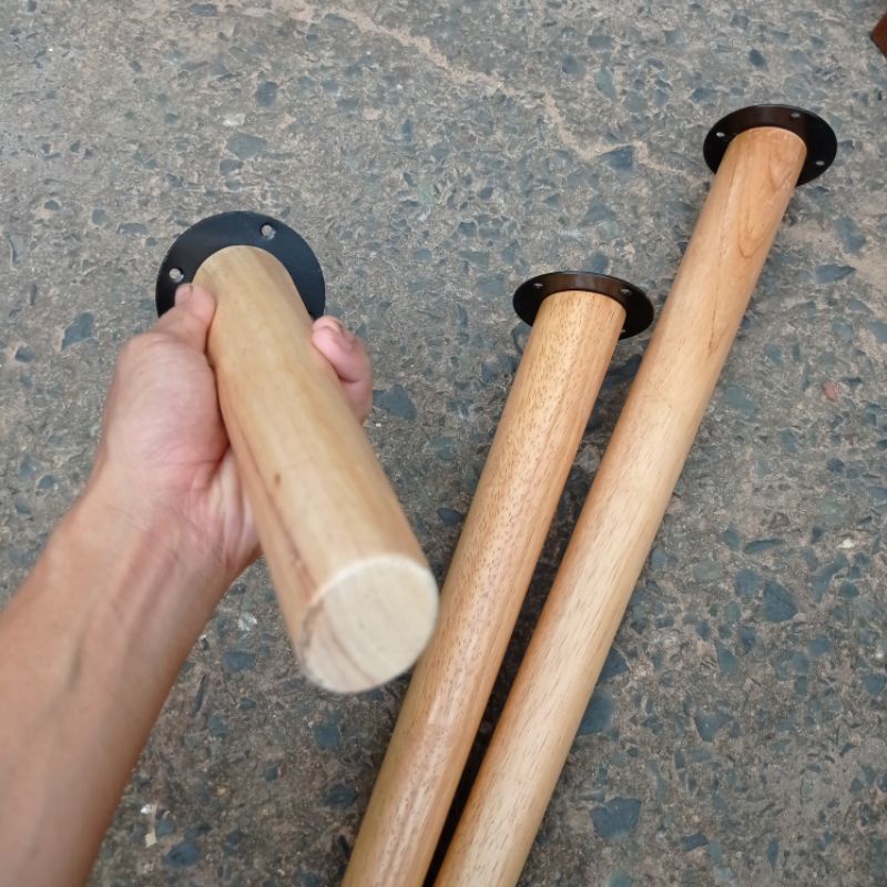 Căn bàn gỗ cao su 30 cm