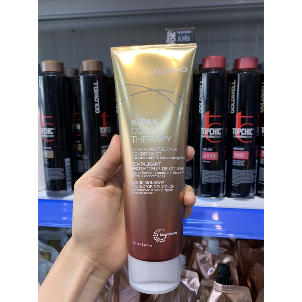 Dầu xả phục hồi và giữ màu tóc nhuộm Joico K-pak Color Therapy 250ml