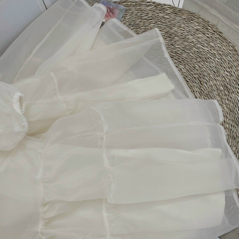 Váy Babydoll Vay Bồng Đũi Tơ 2 Lớp, Đầm Công Chúa Cực Xinh | BigBuy360 - bigbuy360.vn
