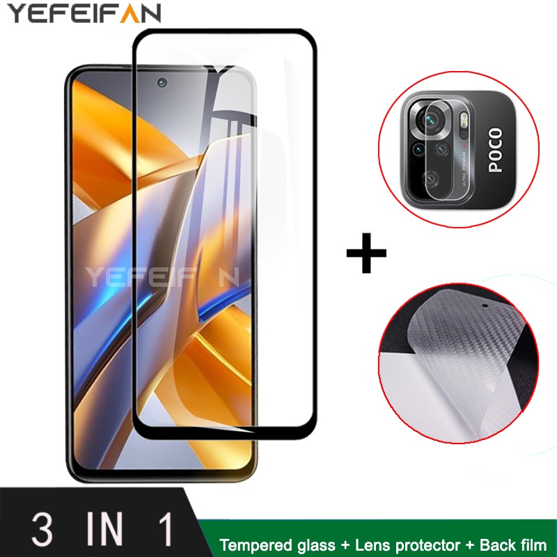 Kính Cường Lực Cho POCO M5S M5 Xiaomi 12 Lite POCO C40 F4 X4 M4 Pro 5G Note 11 Pro + 5G Bảo Vệ Toàn Màn Hình