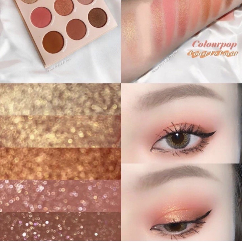 Colourpop- bảng phấn mắt Coast to Coral | BigBuy360 - bigbuy360.vn