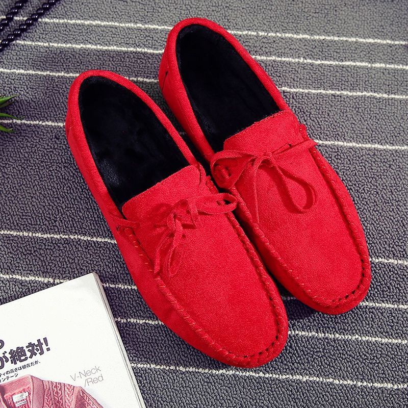 Giày Lười Da Phong Cách Hàn Quốc Thời Trang Cho Nam