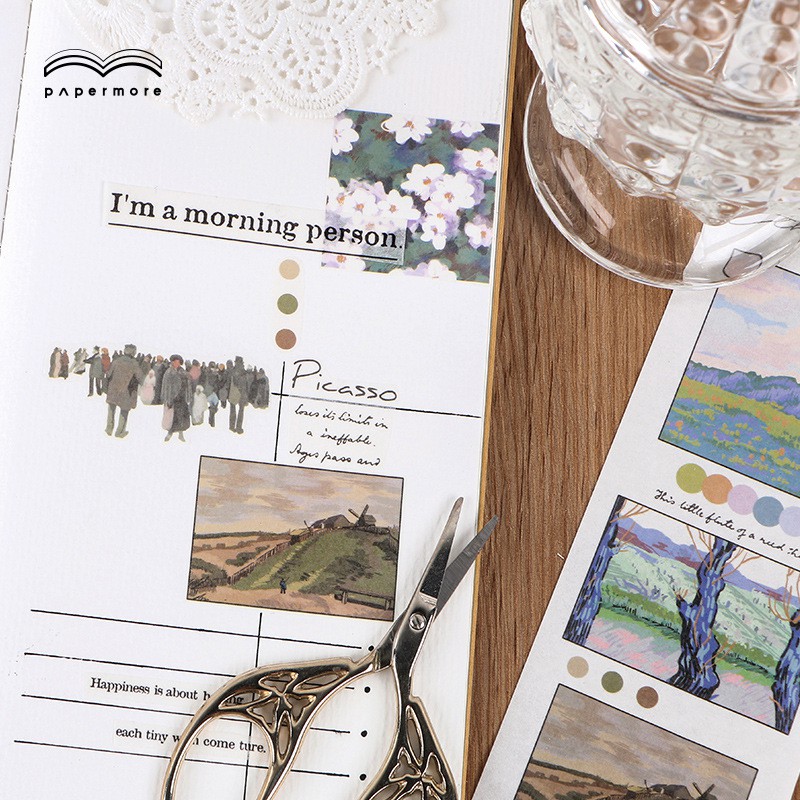 Dải nhãn dán sticker Art bản to Tả Bí Lù Store