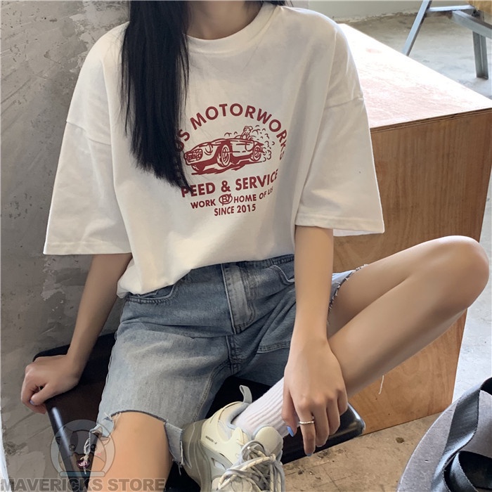 Áo Thun Tay Ngắn plus size Cho Cặp Đôi