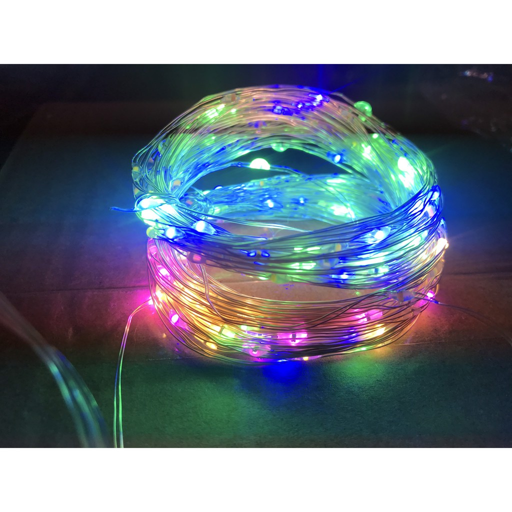 100 Led Đom Đóm Dây Đèn Led Đom Đóm 10m Trang Trí Noel Dây Đèn FairyLight Trang Trí Lễ Tết Trang Trí Cây Đào Cây Quất