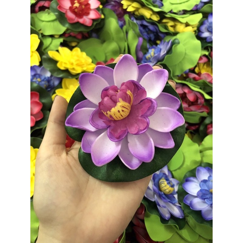 Hoa sen thả hồ - Gốm sứ Bát Tràng Anh Khoa