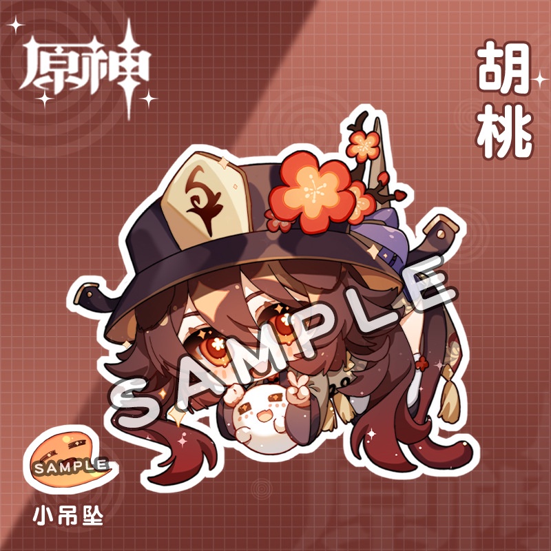 Móc Chìa Khóa Bằng Acrylic Hình Nhân Vật Anime Genshin Zhong Li