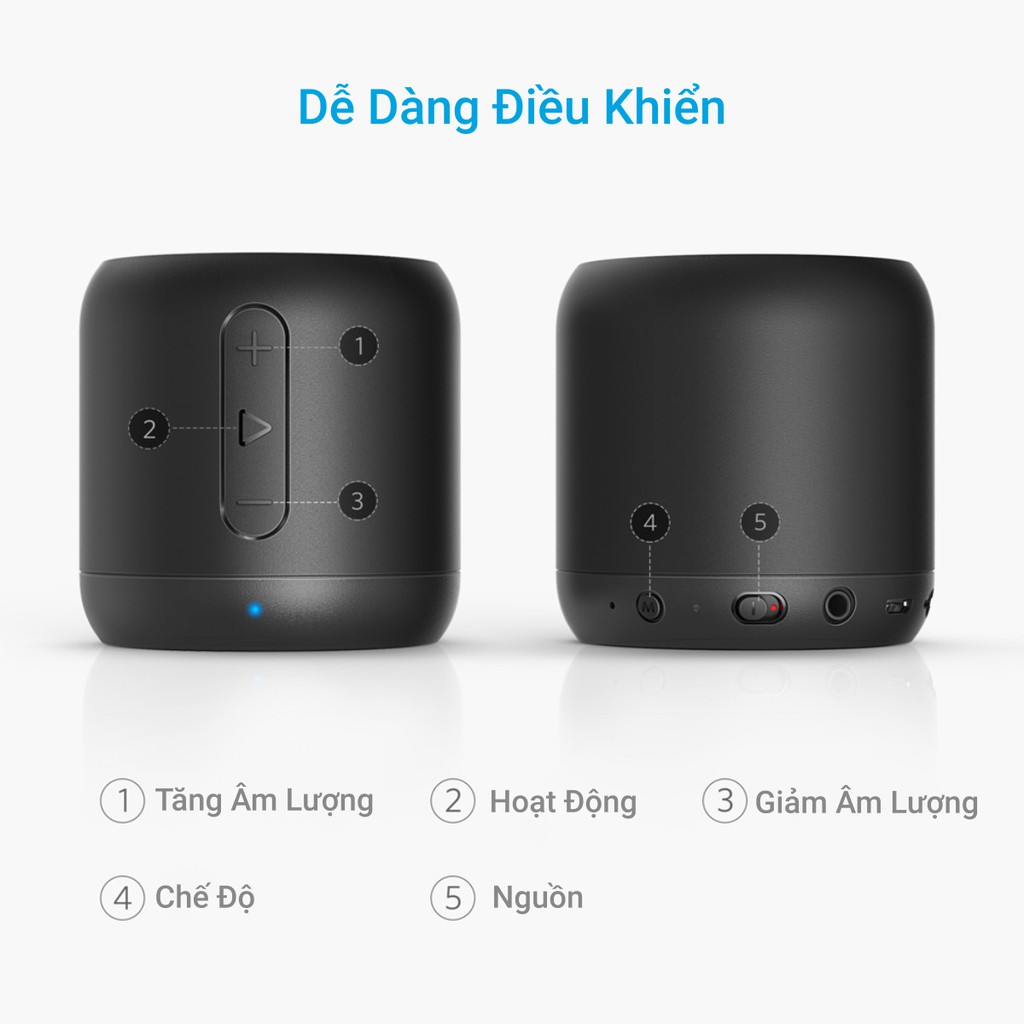 [Mã ELHACE giảm 4% đơn 300K] Loa bluetooth ANKER SoundCore Mini Stereo - A3101