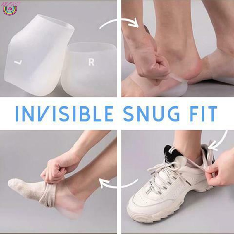 Đệm silicon lót giày tăng chiều cao không bị lộ dành cho nam nữ