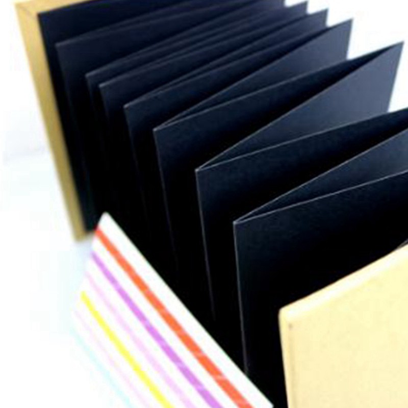 Handmade Paper Photo Album Fold Page Diy Photo Album Paste Type Series/Couples Classmate Handmade Scrapbooking Album