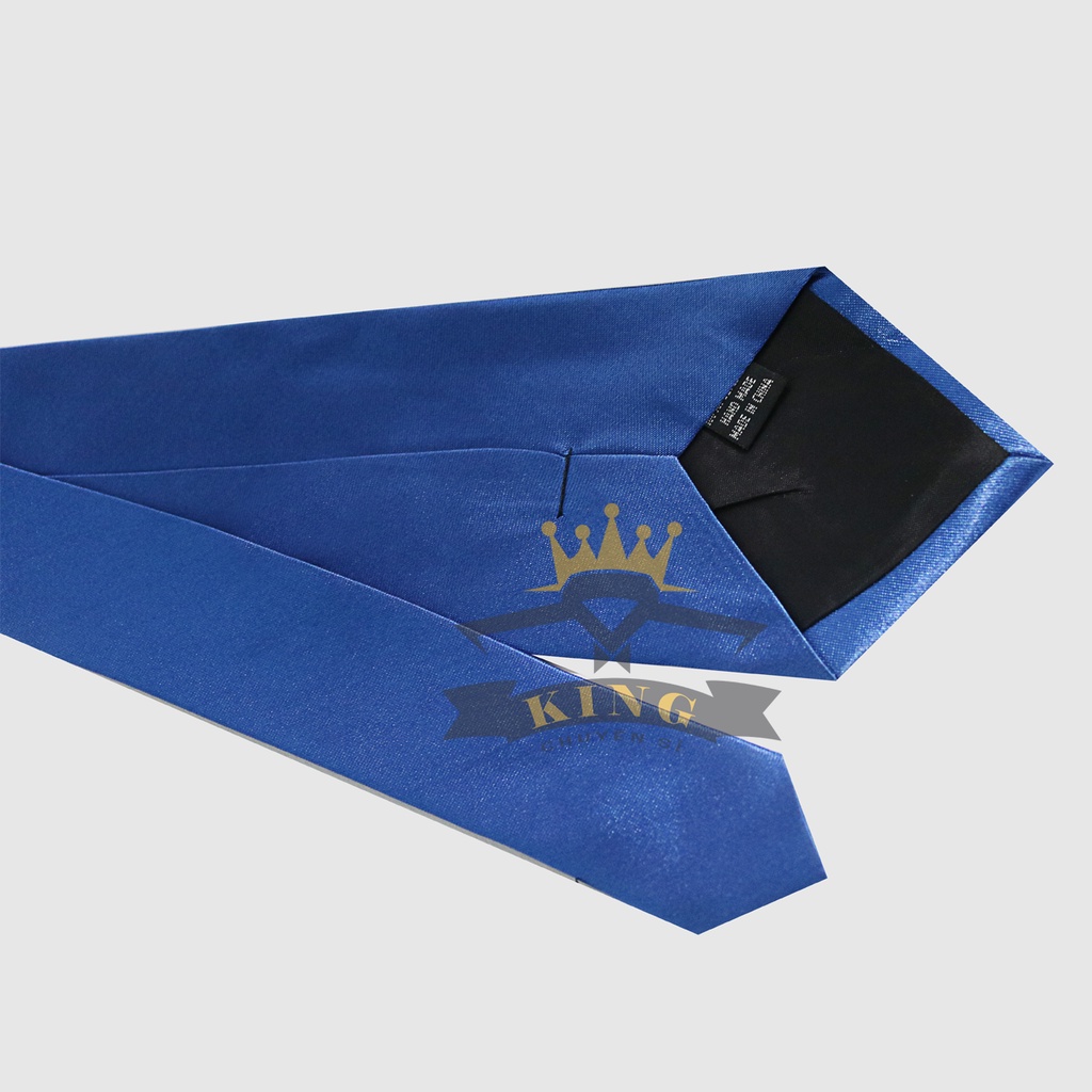 Cà vạt đen nam cao cấp KING cho công sở vải silk giá rẻ bản 8cm C04