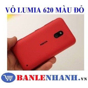 VỎ LUMIA 620 MÀU ĐỎ [VỎ ZIN, XỊN]