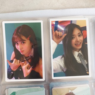 Set 3 card monograph Twice Tzuyu & Momo hàng off