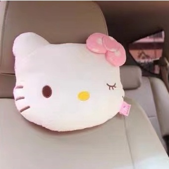 Gối tựa đầu hình hello kitty xinh xắn dành cho xe hơi