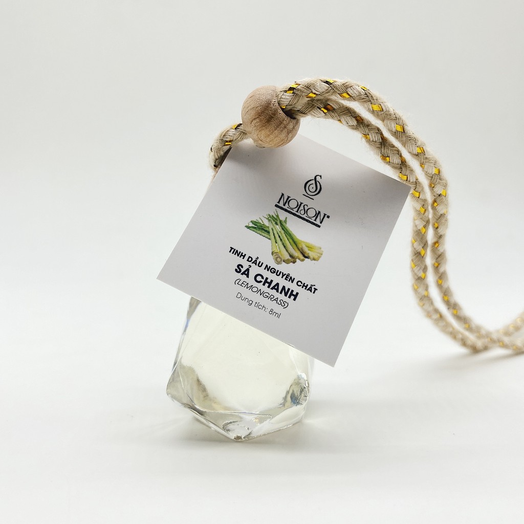 Tinh dầu Sả chanh Noison dạng treo xe - treo phòng  | Lemongrass Essential Oil | Nhập khẩu Ấn Độ |