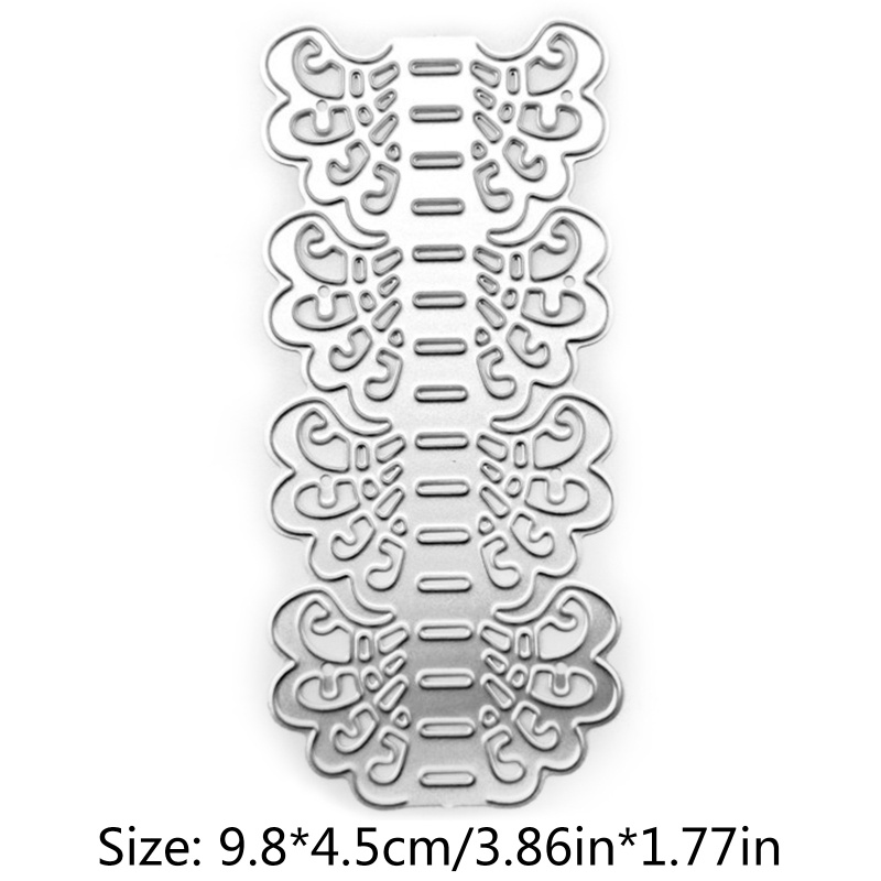 Khuôn Cắt Giấy Kim Loại Hình Khung Hình Hoa Văn Xinh Xắn