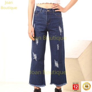Quần Jean Ống Suông Nữ, Baggy Lưng Cao Rộng Dáng Đẹp
