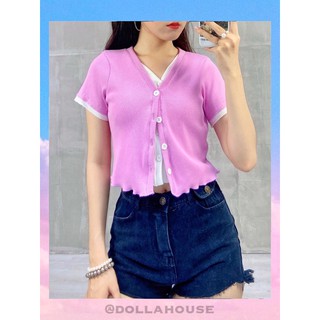 Croptop kèm áo trong