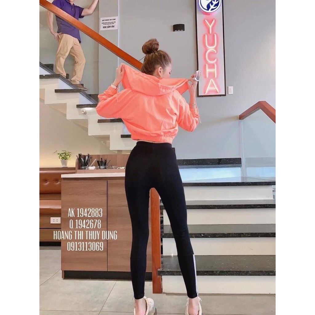 ÁO KHOÁC DÙ NỮ 2 LỚP - THIẾT KẾ ĐƠN GIẢN KIỂU DÁNG CROPTOP CÁ TÍNH (A58)