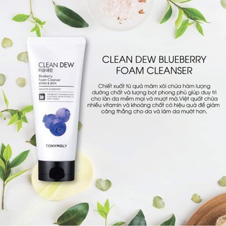 SỮA RỬA MẶT TONYMOLY CLEAN DEW 180ML