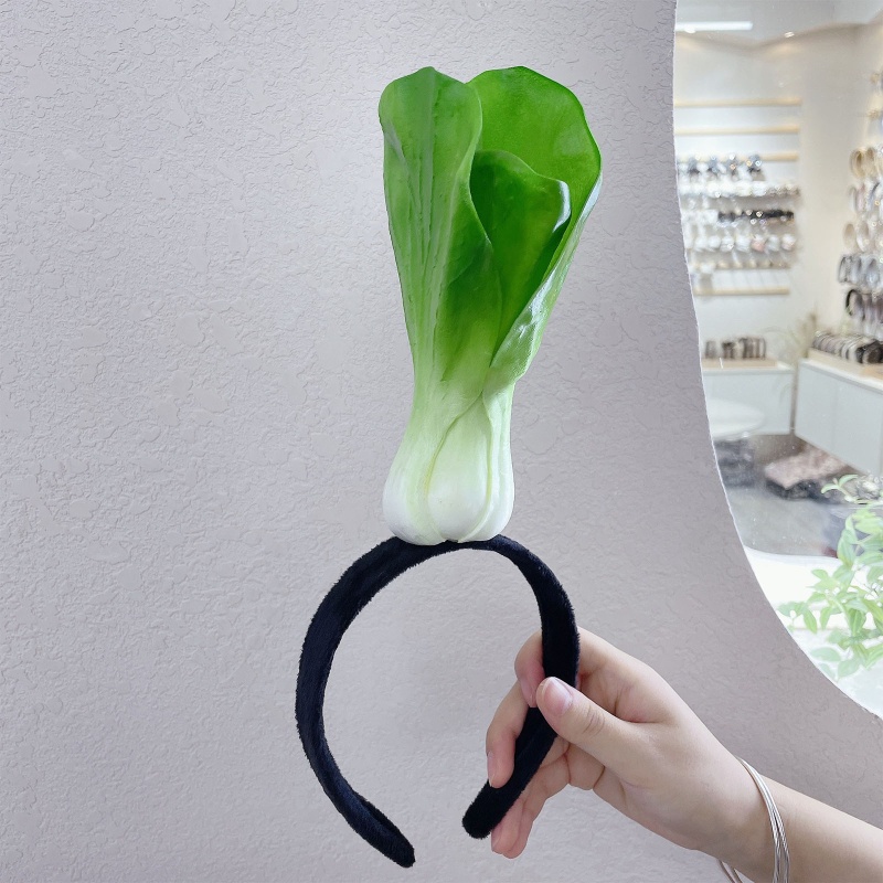 Băng Đô Trái Cây Nhồi Bông Xinh Xắn Dùng Trong Rửa Mặt