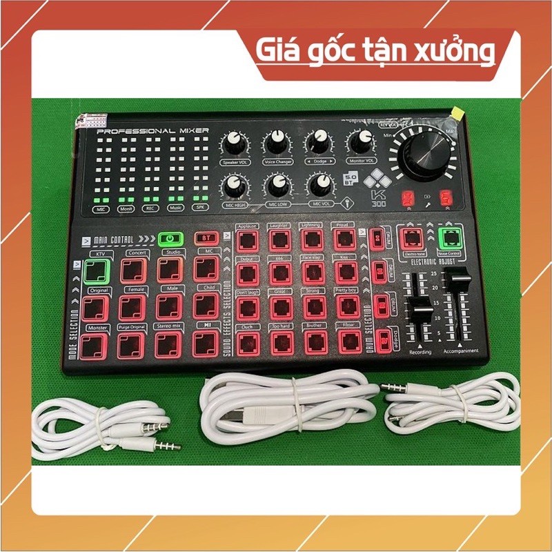 sound card k300 âm thanh chất lượng Hơn H9 auto tune