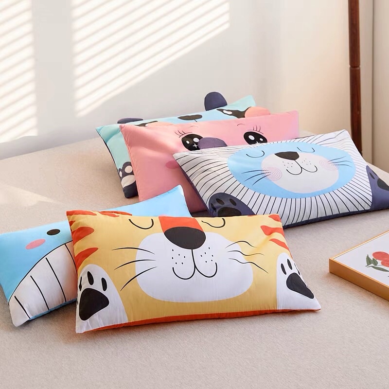 Gối trẻ em COTTON ORGANIC, gối cho bé từ 1-10 tuổi nhiều mẫu đẹp - CH125