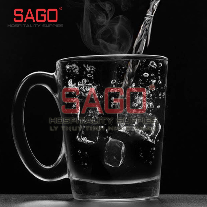 Ly Thủy Tinh Union Có Quai Nouveau Mug 305ml , Nhập Khẩu Thái Lan