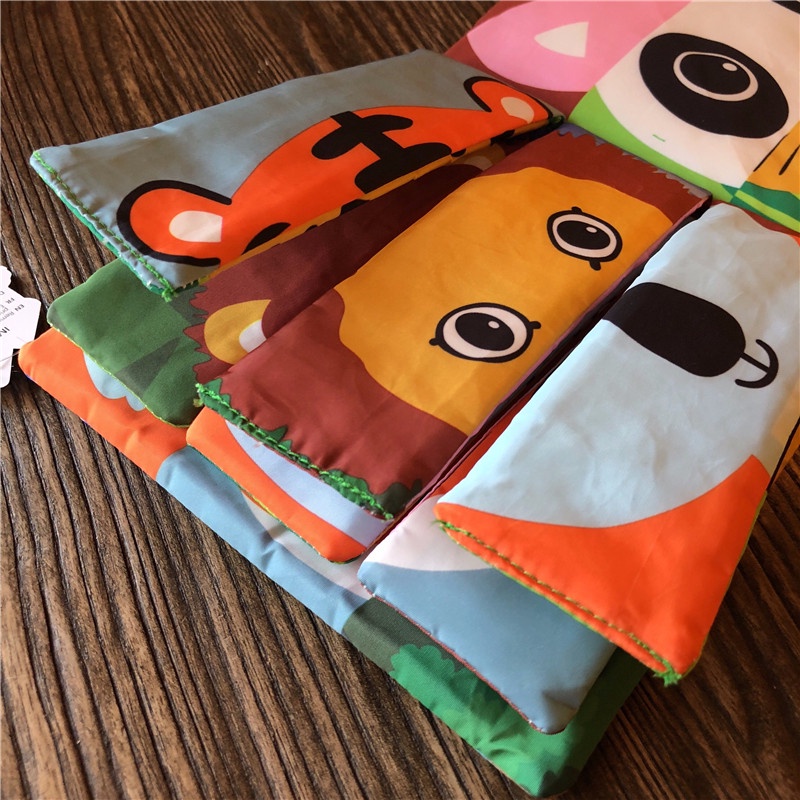 Sách Vải Tương Tác Match &amp; Mix ghép hình các con vật Funny Zoo SV24