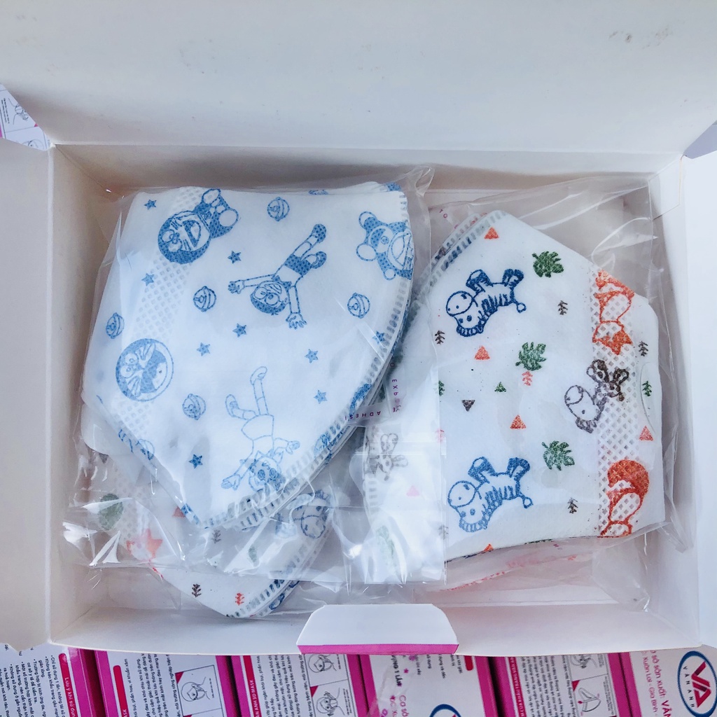 [ ẢNH THẬT ] Hộp 50 chiếc khẩu trang 3D mask trẻ em (3D mask cho bé)