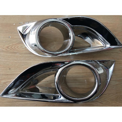 Ốp viền đèn gầm trước xe Mazda BT50 2015-2020 mạ crom cao cấp