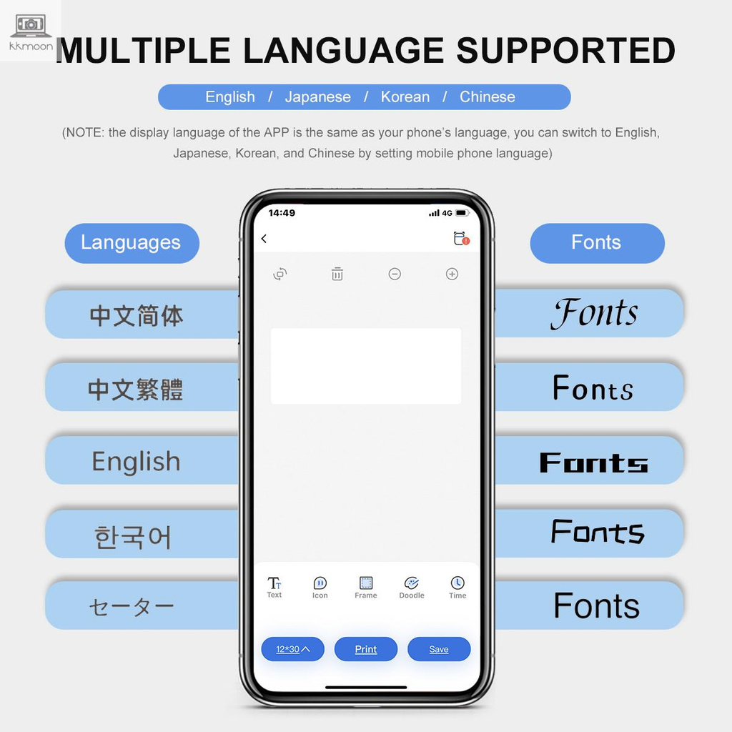 Máy In Nhãn Điện Mini Kkmoon | BigBuy360 - bigbuy360.vn