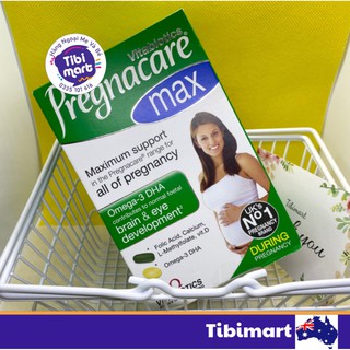 Vitamin bầu anh pregnacare max 84 viên, viên uống tổng hợp cho bà bầu