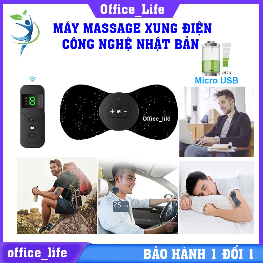 Máy massage toàn thân công nghệ Nhật Bản, massage xung điện