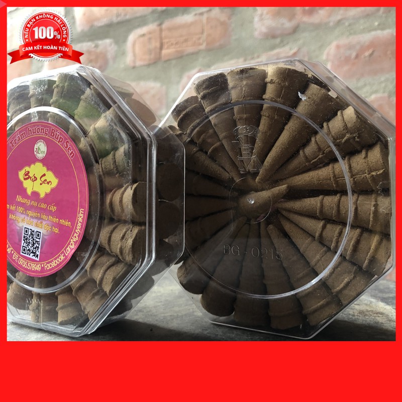 [Hương Nụ Sạch] Hương Nụ Trầm Sạch cao cấp dùng lư xông hộp 40 viên - Hương Trầm Sạch Búp Sen