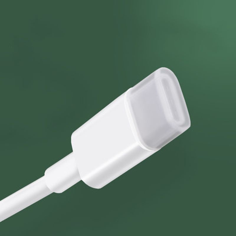1 Vỏ Bọc Bảo Vệ Cáp Sạc Dữ Liệu Chống Bụi Bằng Silicon Trong Suốt