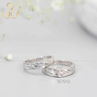 Nhẫn cặp bạc Lucy ND045