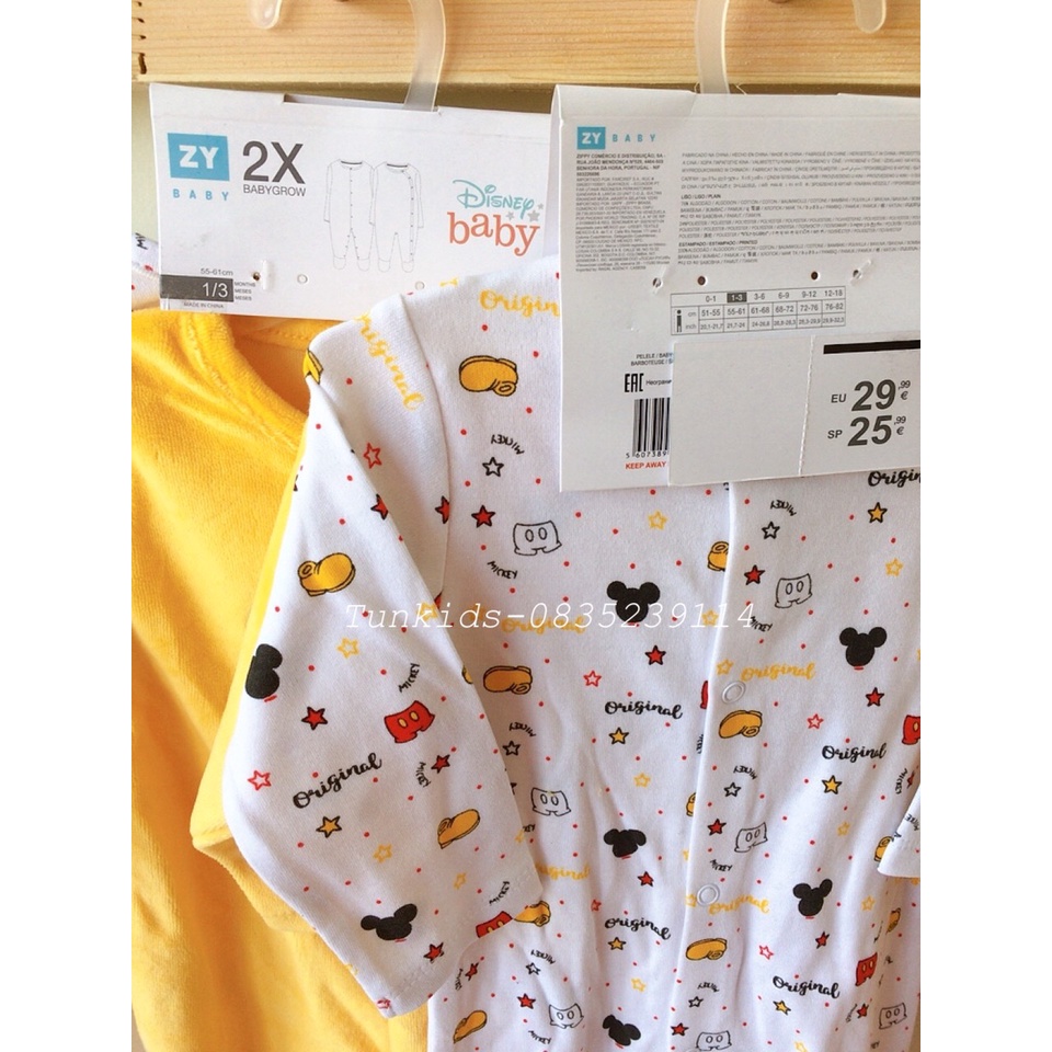 Body sleepsuit ZY Baby siêu đẹp