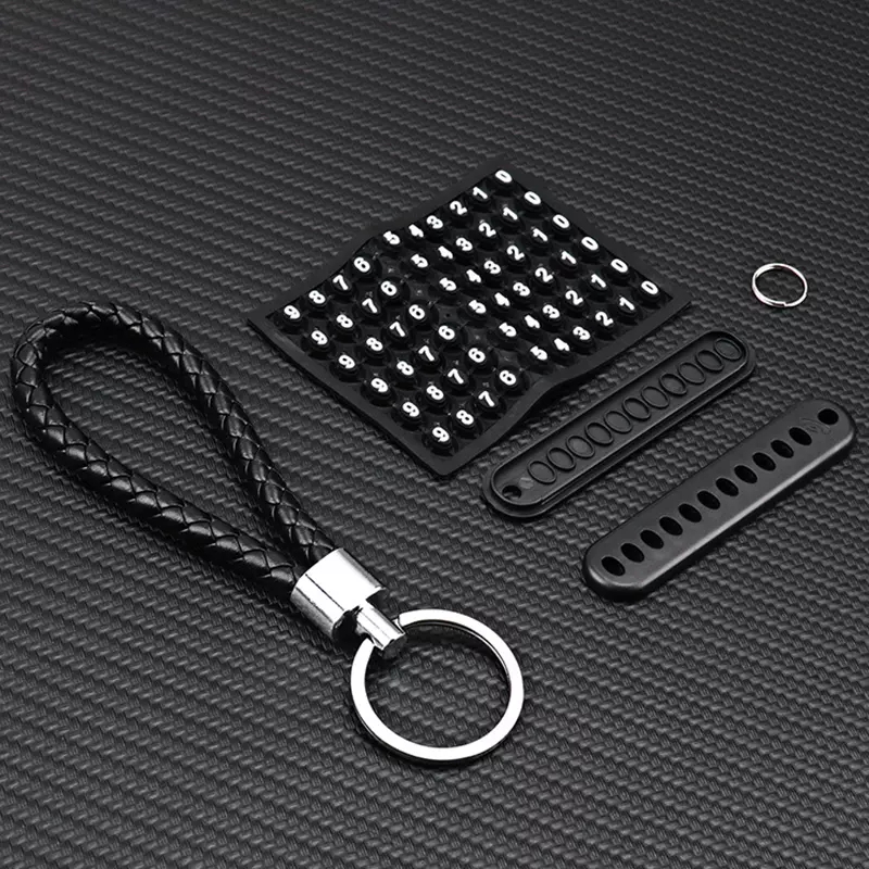 Móc chìa khóa có dãy số để liên lạc tiện dụng