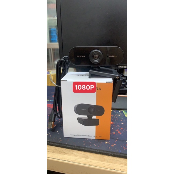 Webcam HD 1080p có Mic phục vụ học Online và làm việc trực tuyến