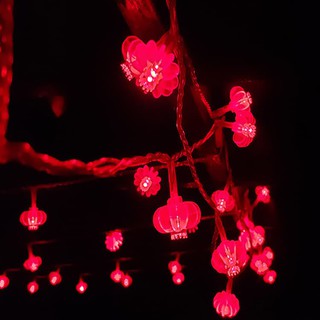 Dây LED đèn lồng trang trí Tết, lễ hội