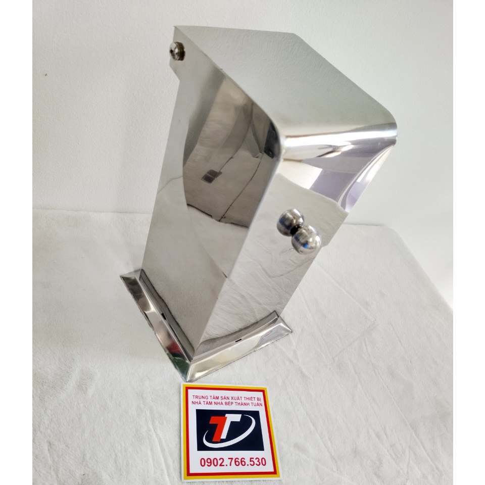 Ống Đũa Muống Để Bàn Có Nắp Đậy Inox SUS 304, TT-051