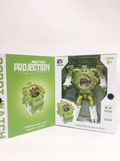 Đồng hồ điện tử trẻ em Robot 2in1