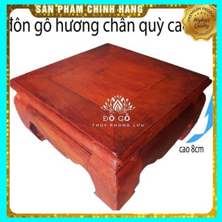Nhất sơn vuông - Đôn chân quỳ - Đôn thờ gỗ hương