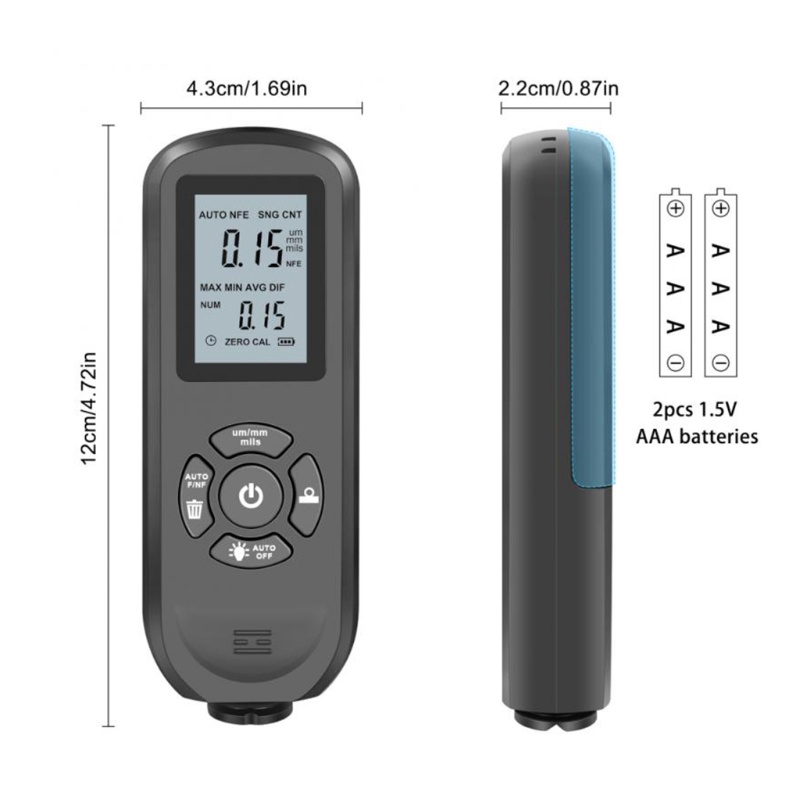 Máy Đo Độ Dày Lớp Phủ Kỹ Thuật Số Chuyên Dụng