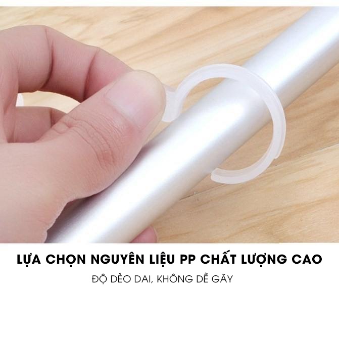 Combo 20 móc chống gió và móc chùm vuông inox chống rỉ sét